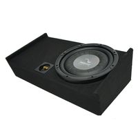 Compatible with 2009-2015 Ford F-150 Super Crew Truck Harmony F124 Single 12" Sub Box Enclosure