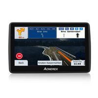 GPS Navigation for Car, 7" Touch Screen 8GB Real Voice Spoken Turn-by-Turn Direction Reminding Navigation System for Cars, Vehicle GPS Satellite Navigator with Free Lifetime Map Update