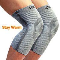 Vital Salveo-Compression Recovery Knee Sleeves/Braces ST3-Stay Warm, Ideal for Sports and Daily Wear, Pain Relief, Protects Joint-Small (1 Pair)