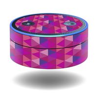MightySkins Skin Compatible with Amazon Echo Dot - Pink Kaleidoscope | Protective, Durable, and Unique Vinyl Decal wrap Cover | Easy to Apply, Remove, and Change Styles | Made in The USA