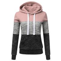 Hemlock Women Hoodies Hooded Sweatshirt Junior Pullover Tops Blouse College Student Hood Coats with Pocket (3XL, 2 Pink)