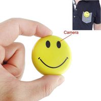 Jenson007 Mini 8 GB Cute Wearable Smile Face Badge Spy Camera Camcorder Video Shooting Yellow