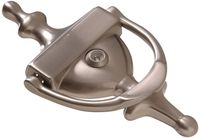 Hardware Essentials Satin Nickel Door Knocker with Viewer 7in