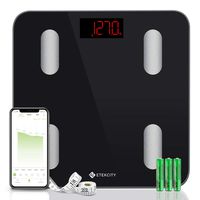 Etekcity Digital Weight Scale, Smart Bluetooth Body Fat Scale,  Bathroom Scale Tracks 13 Key Compositions, 6mm-Thick Glass, Sync with Fitbit, Apple Health and Google Fit, 400 lbs