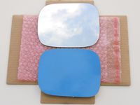 New Replacement Mirror Glass with FULL SIZE ADHESIVE for 2007 - 2010 Volvo XC70 XC90 Driver Side View Left LH