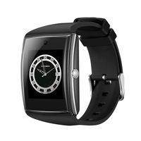 SURMOS LG518 Smart Watch Big Touch Screen IPS 3D Surface Support NCF Bluetooth SIM Card Watch Phone for iOS and Android (Black)