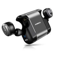 Wireless Earbuds, ANBES D41 Bluetooth 5.0 True Wireless Bluetooth earbuds 15H Playtime HD Stereo Bass Sound, Easy-pair Sweatproof Bluetooth Headphones with Charging Case, Hands-free Call, Built-in Mic
