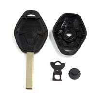 uxcell 3 Buttons Car Remote Key Fob Shell Case Cover Replacement Fit for 2001-2005 BMW