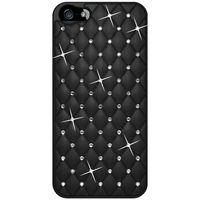 Amzer AMZ94725 Diamond Lattice Snap On Shell Case Cover For Apple iPhone 5, iPhone 5S, iPhone SE (Fits All Carriers)  - Black