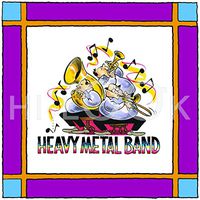 Hi-Look Microfiber Cleaning Cloth - Heavy Metal Band