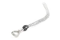 Woodhead 35947 Pulling Grip, Medium Duty, Flexible Eye, Short Length, T-Type, 24500lb Approximate Break Strength, .500" Cable Eye Thickness, 24.00" Mesh Length, 3.00-3.49" Cable Diameter