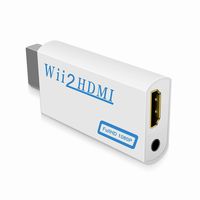 Oneme Wii to HDMI Adapter for Nintendo Wii Console HD Video and Audio Output Converte- Supports All Wii Display Modes 480P,480I,NTSC