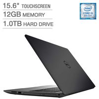 2018 Dell Inspiron 15 5000 Flagship Premium 15.6" Full HD Touchscreen Backlit Keyboard Laptop, Intel Core i5-8250U Quad-Core, 12GB DDR4, 1TB HDD, DVD-RW, Windows 10, Black (Certified Refurbished)