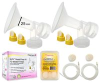 Breast Pump Kit for Medela Pump in Style Advanced Breastpump. Includes 2 Tubing, 2 Breastshields (25 mm, Medium), 4 Valves, 6 Membranes; Replacement Kit for Medela Pump Parts, Made by Maymom