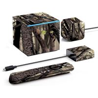 MightySkins Skin Compatible with Amazon Fire TV Cube - Tree Camo | Protective, Durable, and Unique Vinyl Decal wrap Cover | Easy to Apply, Remove, and Change Styles | Made in The USA