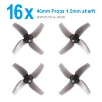 BETAFPV 48mm 4-Blade Propeller 1.5mm Shaft Hole for 1105 Motors Micro FPV Toothpick Racing Drone Like HX100 Whoop