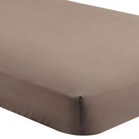 Bare Home Fitted Bottom Sheet Split King - Premium 1800 Ultra-Soft Wrinkle Resistant Microfiber - Hypoallergenic - Deep Pocket - 2 Twin XL Fitted Sheets (Split King, Taupe)