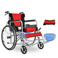 Self Propelled Wheelchairs, 46cm Seat Depth, Folding Mobility Device For Tight Indoor Transporation And Easy Storage, Compact Wheelchair For Elderly, Handicapped, And Disabled Users Safe And Convenien