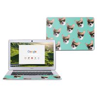 Mightyskins Skin Compatible with Acer Chromebook 14" Cb3-431 - Cool Corgi | Protective, Durable, and Unique Vinyl Decal Wrap Cover | Easy to Apply, Remove, and Change Styles | Made in The USA