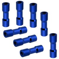 Hobbypark 8-Pack Metal Aluminum Alloy M3x20mm Standoffs Spacer for RC Quadcopter FPV Racer Drone Parts (Navy Blue)