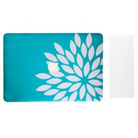 Macbook Retina Display 12 Inch Case and Keyboard Cover,Sunway Ultra Thin Beautiful Floral Hard Case Cover for Macbook Retina Display 12 Inch(A1534) - Blue Diamond