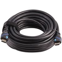 Top Dog Cables - TD-07BKBL35- Premium 35 Foot High Speed HDMI Cable with Ethernet - Black/Blue - 3D HD PS3 4 XBOX One 360 DVD TV Blu Ray