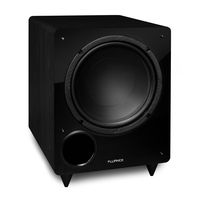 Fluance DB10 10-inch Low Frequency Powered Subwoofer for Home Theater (Black)