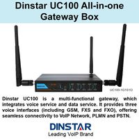 Dinstar UC100 Multi-Functional Gateway GSM, FXS and FXO All-in-one Box