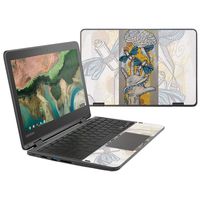 MightySkins Skin Compatible With Lenovo 300e Chromebook 11.6" (2018) - Insane In The Brain | Protective, Durable, and Unique Vinyl wrap cover | Easy To Apply, Remove | Made in the USA