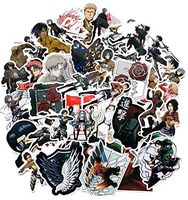 Attack on Titan Anime Stickers (42 PCS) Snowboard Laptop Luggage Car Motorcycle Bicycle Fridge DIY Styling Vinyl Home Decor Waterproof Graffiti
