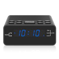 Alarm Clock Radio, Digital Alarm Clock with AM/FM Radio for Bedrooms