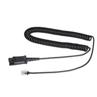 Polaris Quick Disconnect Cable to RJ9 Plug Adapter Replacement QD Quick Release for Telephone Cisco 79XX 7940 7960 7970 Series Phones ONLY and Plantronic H-Series Headsets, Plantronic M10 Amplifier