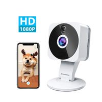 Wireless Smart Home Camera, 1080p HD Indoor 2.4G IP Security Surveillance System with Night Vision 2-Way Audio for Home Office Baby Nanny Pet Monitor with iOS, Android App
