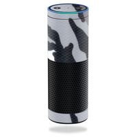 MightySkins Skin Compatible with Amazon Echo/Amazon Echo Plus wrap Cover Sticker Skins Gray Camo