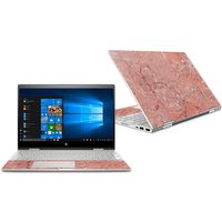 MightySkins Skin Compatible With HP Envy x360 Convertible 15" (2018) - Pink Marble | Protective, Durable, and Unique Vinyl Decal wrap cover | Easy To Apply, Remove, and Change Styles | Made in the USA