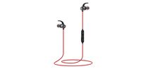 tidbit W10 Wireless Sweat Resistant Stereo Headphones, Bluetooth Headphones Headset, Wireless Earbuds Magnetic Stereo Earphones for Running and Workout with Mic, RED