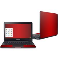 Mightyskins Skin Compatible with Samsung Chromebook 3 11.6" - Red Carbon Fiber | Protective, Durable, and Unique Vinyl Decal Wrap Cover | Easy to Apply, Remove, and Change Styles | Made in The USA