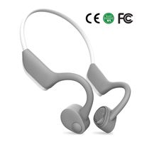 WGP Open-Ear Wireless Bone Conduction Headphones, Bluetooth 5.0 Free Ears Sports Headsets for Jogging Running Driving Cycling, Sweat Proof and Lightweight (White)