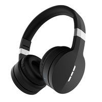 Wireless Headphones, Gorsun Bluetooth Headphones On-Ear Stereo Wireless Foldable Lightweight Headphones with Soft Memory-Protein Earmuffs and Wired Mode for Smart Phones & Tablets - Black Silver