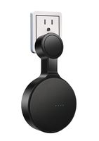 NCVI Wall Mount Hanger Holder Stand for Google Home Mini Voice Assistants,Space-Saving Without Messy Wires or Screws,Compact Holder Case in Kitchens,Bathroom and Bedroom(Black for Mini)