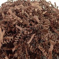 Black Cat Avenue 2 LB Cocoa Crinkle Cut Paper Shred Filler for Gift Wrap and Basket Filler