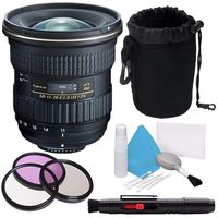 Tokina at-X 11-20mm f/2.8 PRO DX Lens for Nikon F (International Model) + Deluxe Cleaning Kit + 82mm 3 Piece Filter Kit + Deluxe Lens Pouch