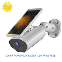 2019 New Outdoor Solar Powered Security Camera,CTVISON 2.4GHz WiFi Wireless Home Security Camera, Night Vision,Motion Detection,Rechargeable Battery, Two-Way Audio, IP66 Waterproof,Works with Alexa