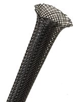 1.5" PET Expandable Braided Sleeving - Color: Black - Length: 40FT