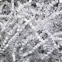 Gift Wrap Crinkle & Filler Paper Shred (White Shred 1 LB)