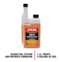 STA-BIL 32 Ounces (22275) 360 Protection Ethanol Treatment and Fuel Stabilizer, 32oz