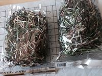 Two 1.5 oz Bags of Camouflage Color Shredded Grass(2 Bags per Order = 3 oz Total shread