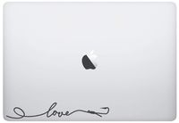 Laptop Notebook Sticker Decal - Love Fishing with Hook - Skins Stickers