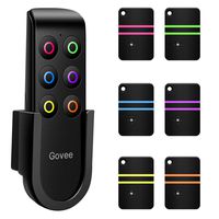 MINGER Key Finder, Govee Wireless RF Item Locator Item Tracker with Remote, 1 RF Transmitter and 6 Receivers for Car Keys Pets Purse - Wireless Key RF Locator, Wallet Tracker, Wall Mounted Version