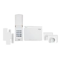 Skylink M-6 M-Series Starter Kit 4-Zone Alert Alarm System, Works with up to 16 Wireless, Package Includes Door, Motion sensors, and keypad Remote. No Monthly Fees, White